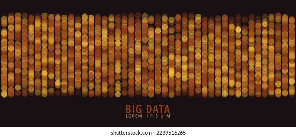 Big data visualization. DNA genomic test, genom map. Abstract infographics representation. Graphic concept for your design