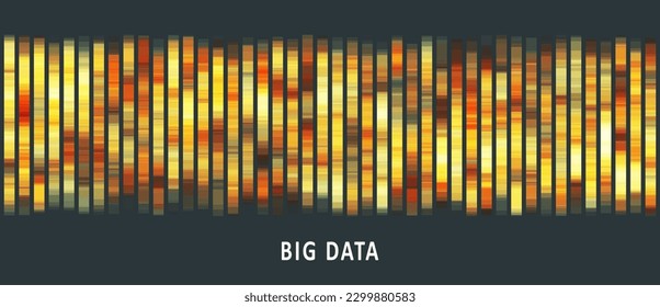 Big data visualization. DNA genomic test, genom map. Abstract infographics representation. Graphic concept for your design