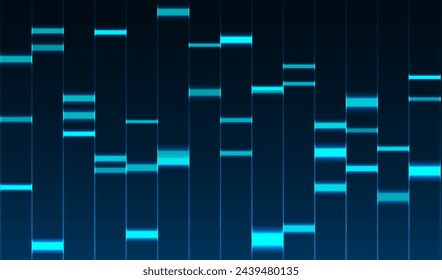 Big data visualization. DNA genomic test, genom map. Abstract infographics representation. Graphic concept for your design