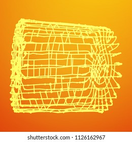 Big data visualization. HUD wireframe mesh cylinder with dot and lines. Analysis of information. Visual data infographics design. Science and technology. Digital Data Vector Illustration.