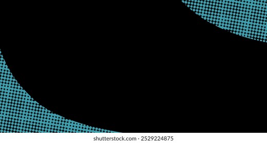  Visualização de Big Data no espaço escuro com linhas pontilhadas decoração efeito forma