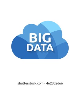 Big Data Word Cloud Icon