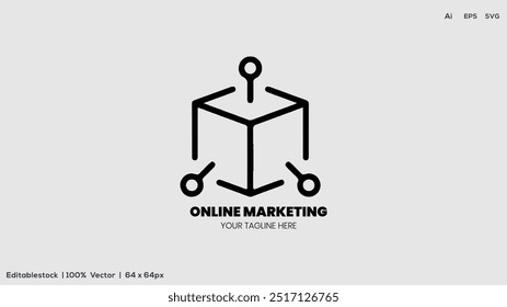 Big date blockchain - concept business logo template vector illustration. Future technology creative sign. Digital cryptocurrency icon. Computer electronic symbol. Graphic design element.
