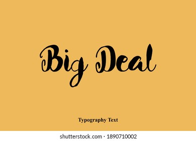 Big Deal Bold Typography Text For Sale Banners Flyers and Templates
