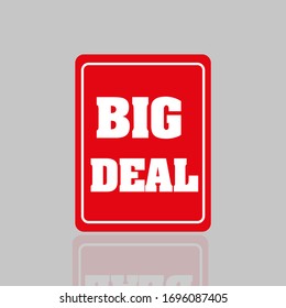 Big deal  design , vector format