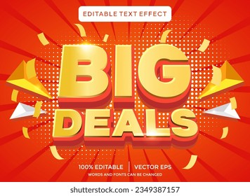  Big deals 3D editable text effect