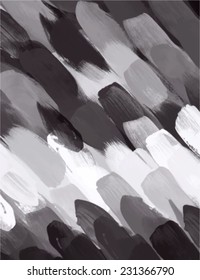 Big diagonal brush stroke paint. Abstract illustration.