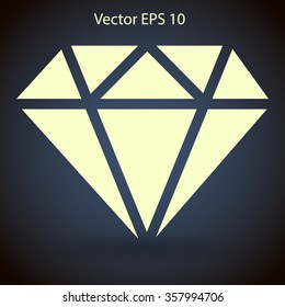 big diamond vector illustration
