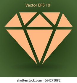big diamond vector illustration