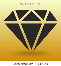 big diamond vector illustration