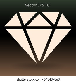 big diamond vector illustration