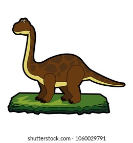 Big dinosaur cartoon