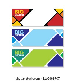 Big discount banner
