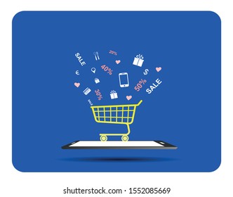 Big discount concept for Black Friday shopping