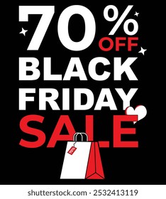 Big Discounts Black Friday Event,
Save Big Black Friday Deals,
Seventy Percent Off Sale Poster,
Holiday Shopping Black Friday Sale