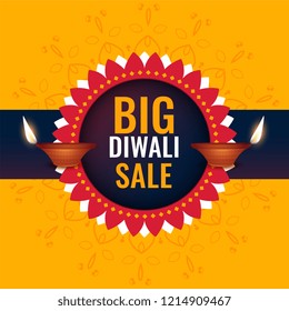 big diwali sale banner design
