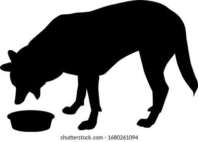 big dog feeding bowls