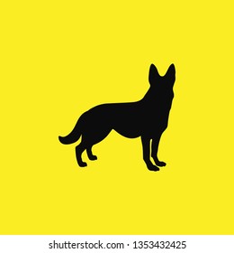 big dog icon vector