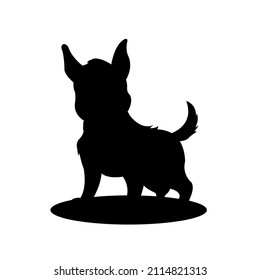 big dog silhouette my family pet dog