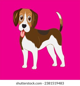 big dog vector image for graphic design