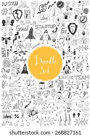 Big doodle set - Idea, business, education