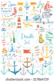 Big doodle set - Nautical