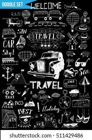 Gran juego de doodles - Viajes