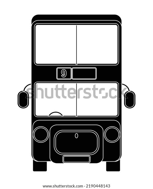 Big Double Decker Cartoon Style London Stock Vector (Royalty Free ...