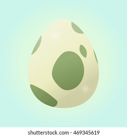 Big egg. Vector illustration.