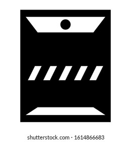 big envelope icon isolated sign symbol vector illustration - high quality black style vector icons
