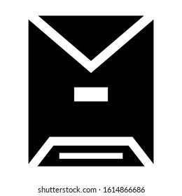 big envelope icon isolated sign symbol vector illustration - high quality black style vector icons
