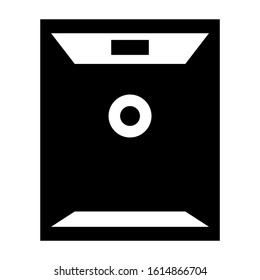big envelope icon isolated sign symbol vector illustration - high quality black style vector icons
