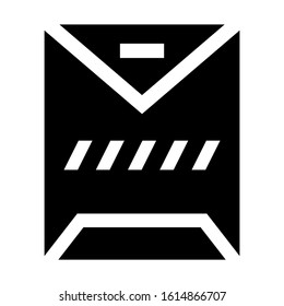 big envelope icon isolated sign symbol vector illustration - high quality black style vector icons
