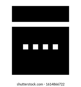 big envelope icon isolated sign symbol vector illustration - high quality black style vector icons

