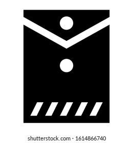 big envelope icon isolated sign symbol vector illustration - high quality black style vector icons
