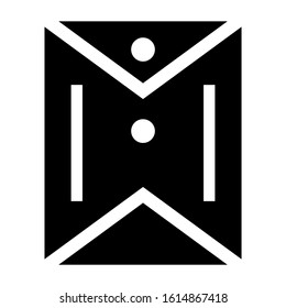big envelope icon isolated sign symbol vector illustration - high quality black style vector icons
