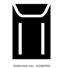 big envelope icon isolated sign symbol vector illustration - high quality black style vector icons
