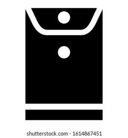 big envelope icon isolated sign symbol vector illustration - high quality black style vector icons
