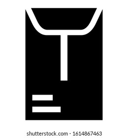 big envelope icon isolated sign symbol vector illustration - high quality black style vector icons
