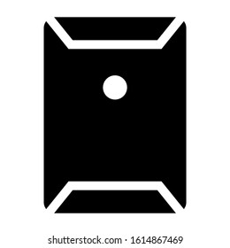 big envelope icon isolated sign symbol vector illustration - high quality black style vector icons
