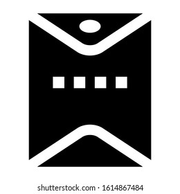 big envelope icon isolated sign symbol vector illustration - high quality black style vector icons
