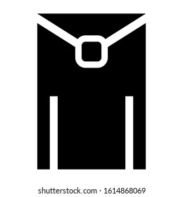 big envelope icon isolated sign symbol vector illustration - high quality black style vector icons
