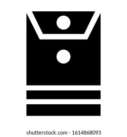 big envelope icon isolated sign symbol vector illustration - high quality black style vector icons
