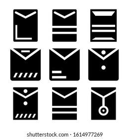 big envelope icon isolated sign symbol vector illustration - Collection of high quality black style vector icons
