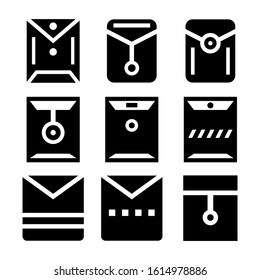 big envelope icon isolated sign symbol vector illustration - Collection of high quality black style vector icons

