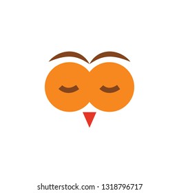Big eye owl icon