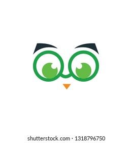 Big eye owl icon