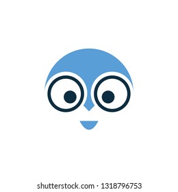 Big eye owl icon