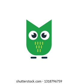 Big eye owl icon