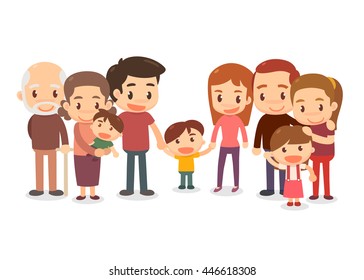 Big family. - Shutterstock ID 446618308